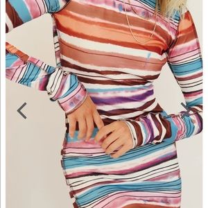 Heatseeker open back Mini dress!